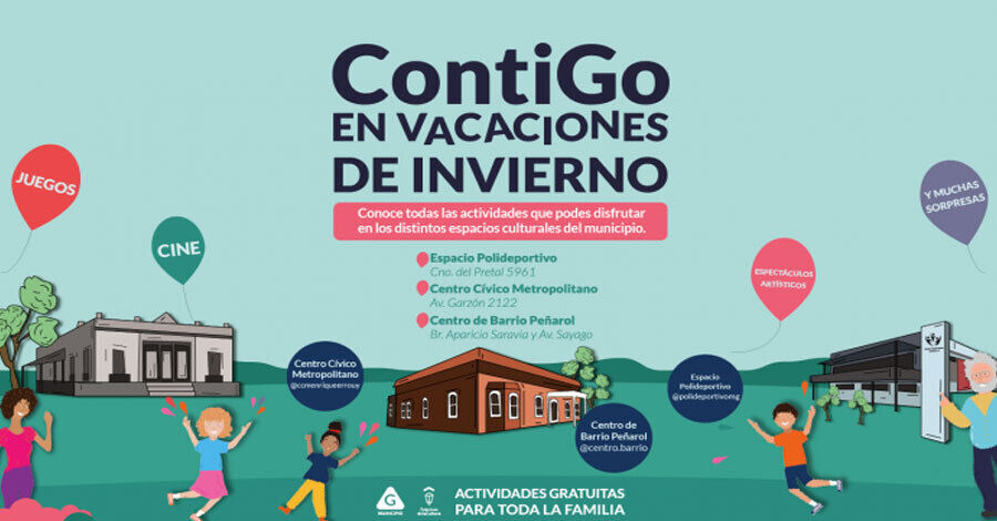 Vacaciones de invierno en los espacios culturales del Municipo G