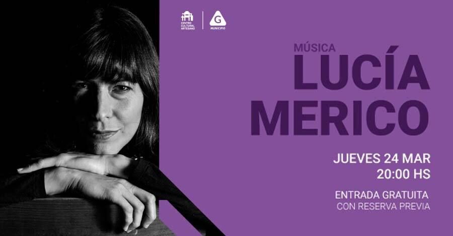 Lucía Merico en el Centro Cultural Artesano