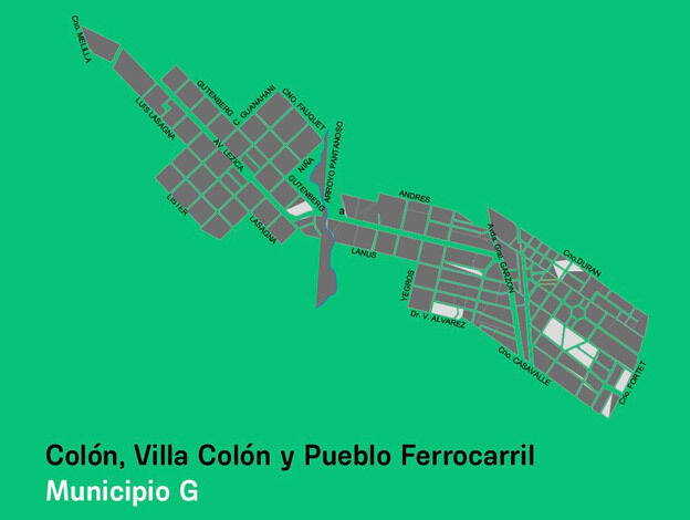 mapa de barrios
