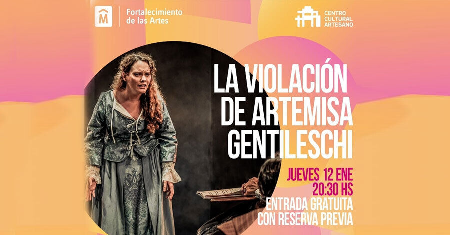 Colón Portal La violación de Artemisia Gentilesch en el Centro Cultural Artesano