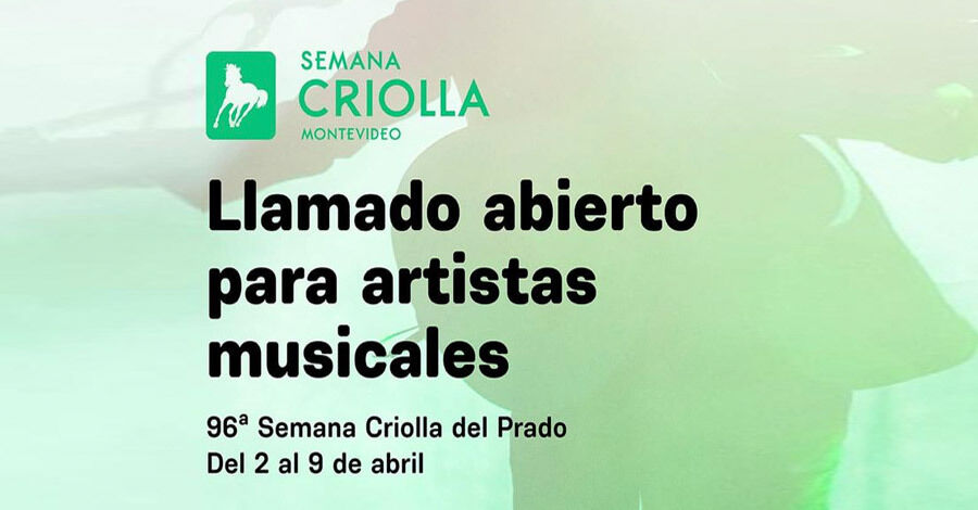 Convocatoria a artistas musicales para la Semana Criolla 2023