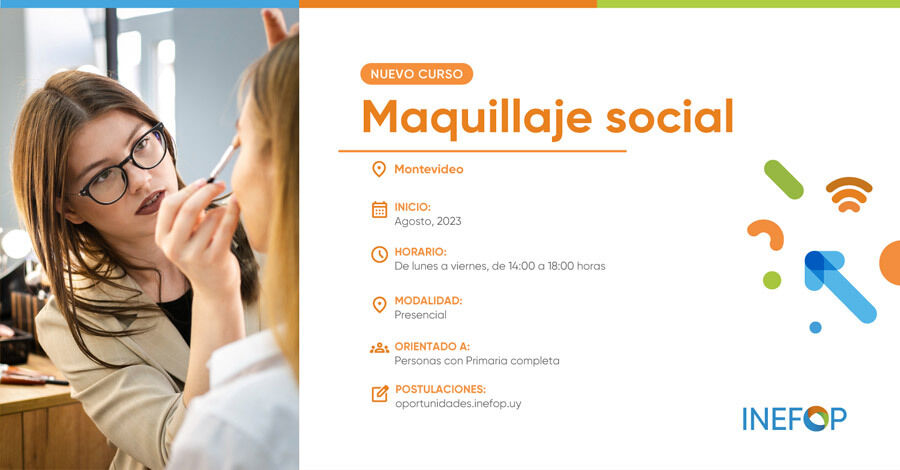Curso de Maquillaje Social de INEFOP