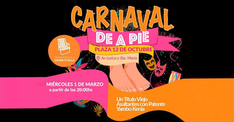 &quot;Carnaval de a Pie&quot; en Plaza 12 de Octubre