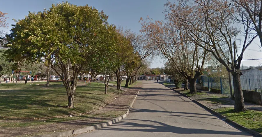 Vista de la calle María Ester Gatti en la Plaza Manuel Curros Enríquez