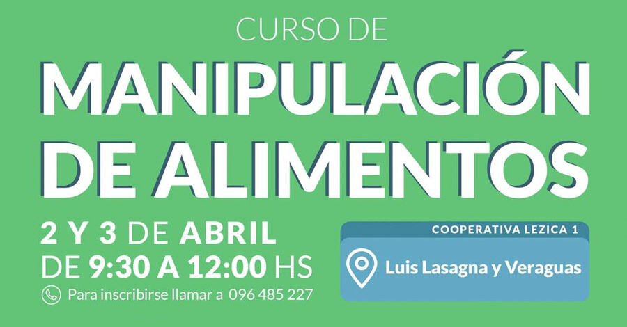 Curso de Manipulación de Alimentos en la Cooperativa Lezica 1