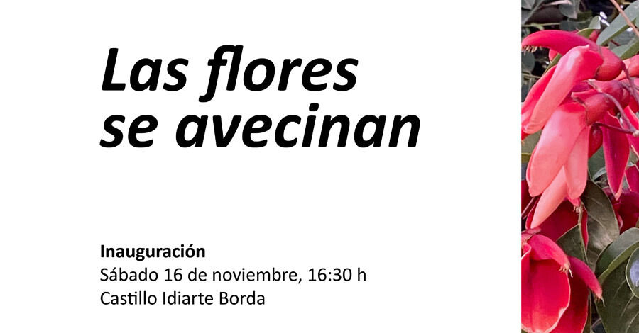 Muestra Las Flores se Avecinan en el Castillo Idiarte Borda