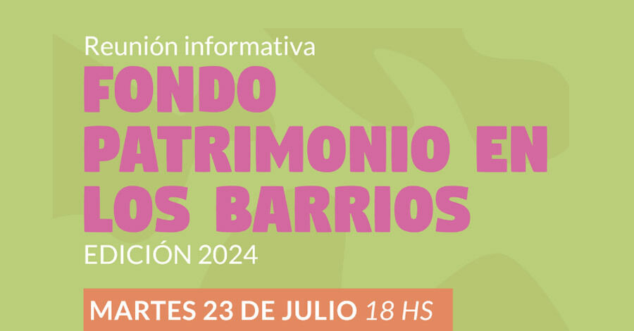 Fondo Patrimonio en los barrios