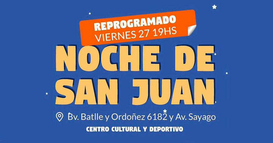  Noche de San Juan en el Centro Cultural y Deportivo (Reprogramado)