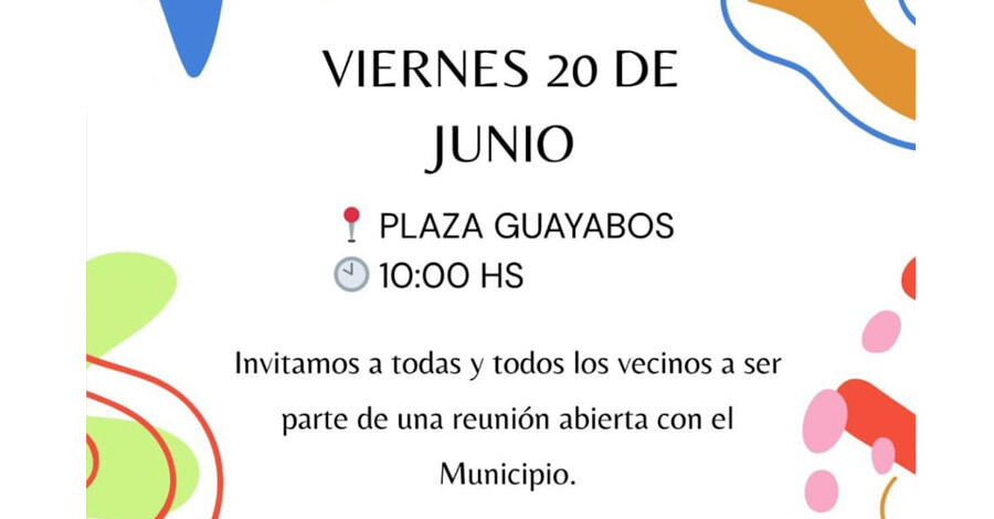 Reunión abierta con el Municipio