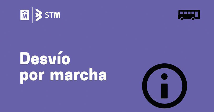 Desvíos de ómnibus por la marcha del 25N