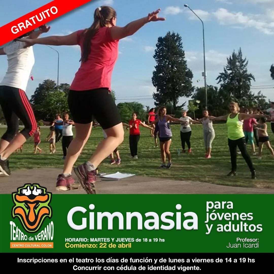 Taller de gimnasia para.jovenes y adultos 2025