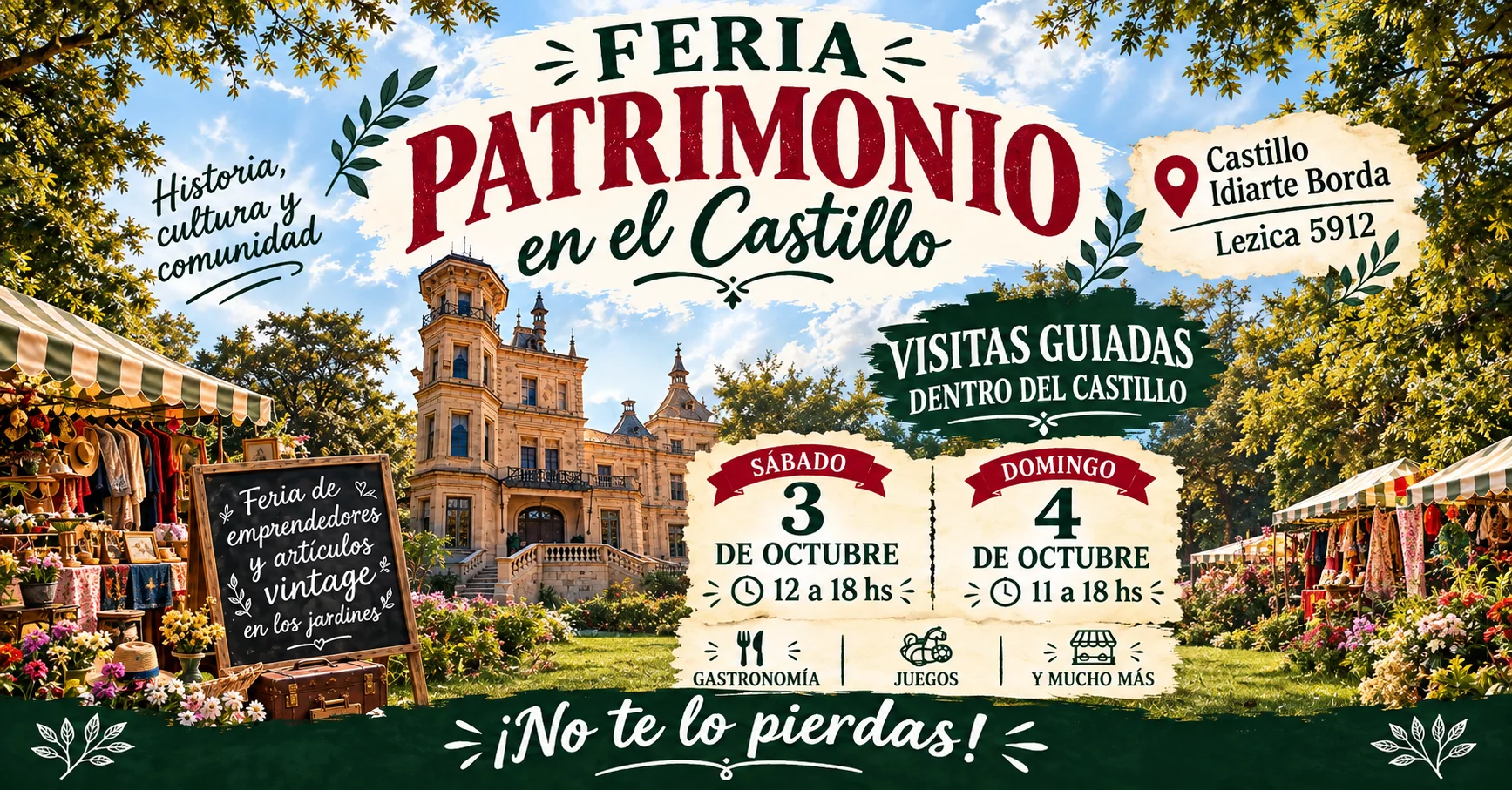 Día del Patrimonio en el Castillo Idiarte Borda