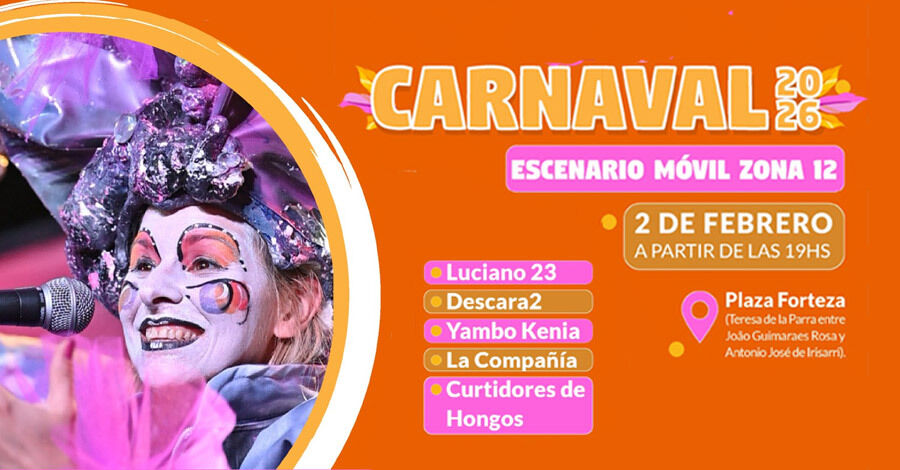 Escenario Móvil Zona 12 en el barrio Forteza