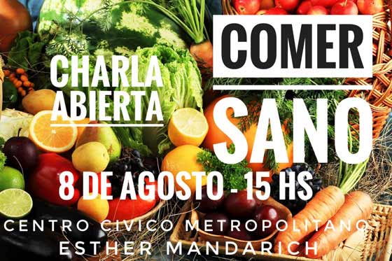 Comer sano afiche