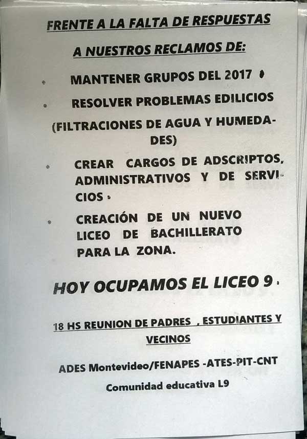 reclamos