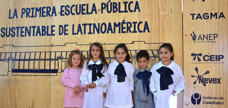 acto inauguración escuela sustentable